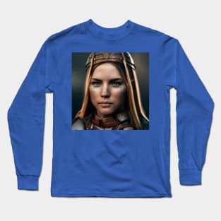 Viking Shield Maiden Long Sleeve T-Shirt